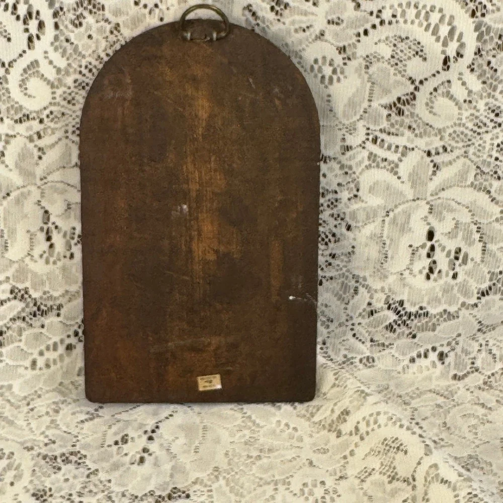 Vintage Wood Wall Plaque Father Daddy Quote Maple Leaf Rustic Decor Fatherhood
